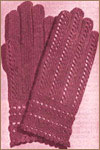 Вертикальная вязка перчаток