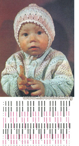 Детский чепчик с наушниками / www.klubochek.org