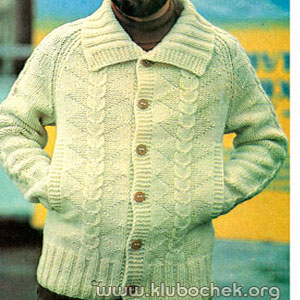 Пуловер с воротником стойка описание вязания: