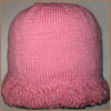 Теплая шапка для девочки с вязанной бахромой (7-9 лет) - www.klubochek.org